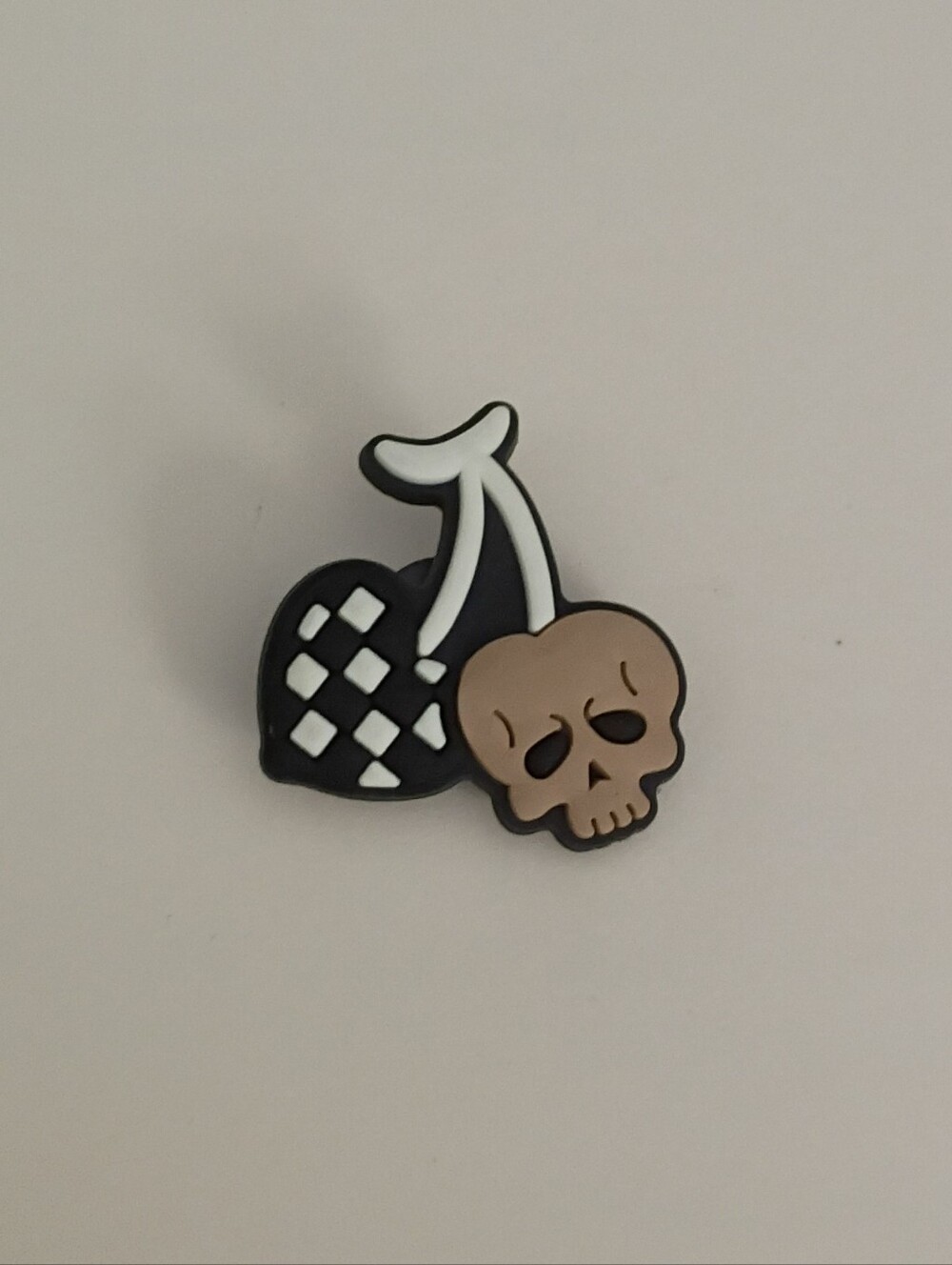 10 for $10 Jibbitz Croc Charm - Cherries - Brown Skeleton Skull & Plaid Heart 2